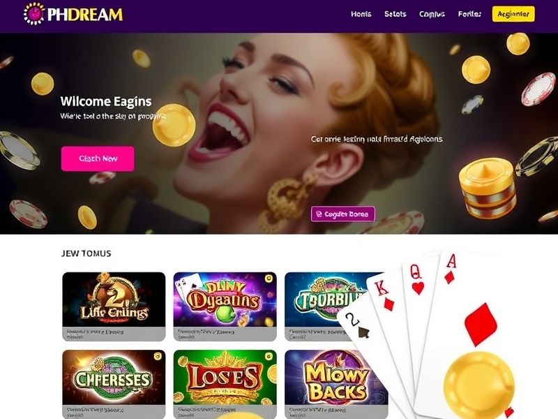 Join PhDream Register.com, a trusted online gambling platform offering lucrative deposit bonuses and top-tier casino games.