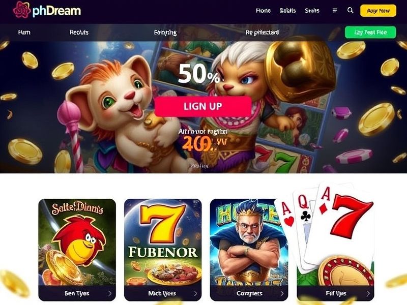 Join PhDream Register.com, a trusted online gambling platform offering lucrative deposit bonuses and top-tier casino games.